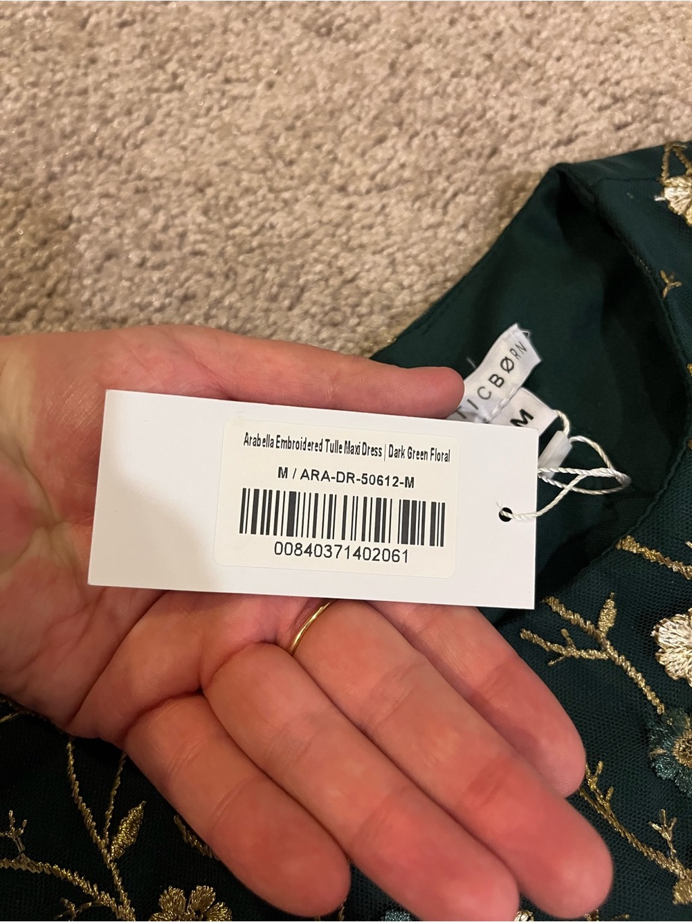 Baltic Born Arabella Floral Embroidered Tulle Maxi Dress - Picture 12 of 15